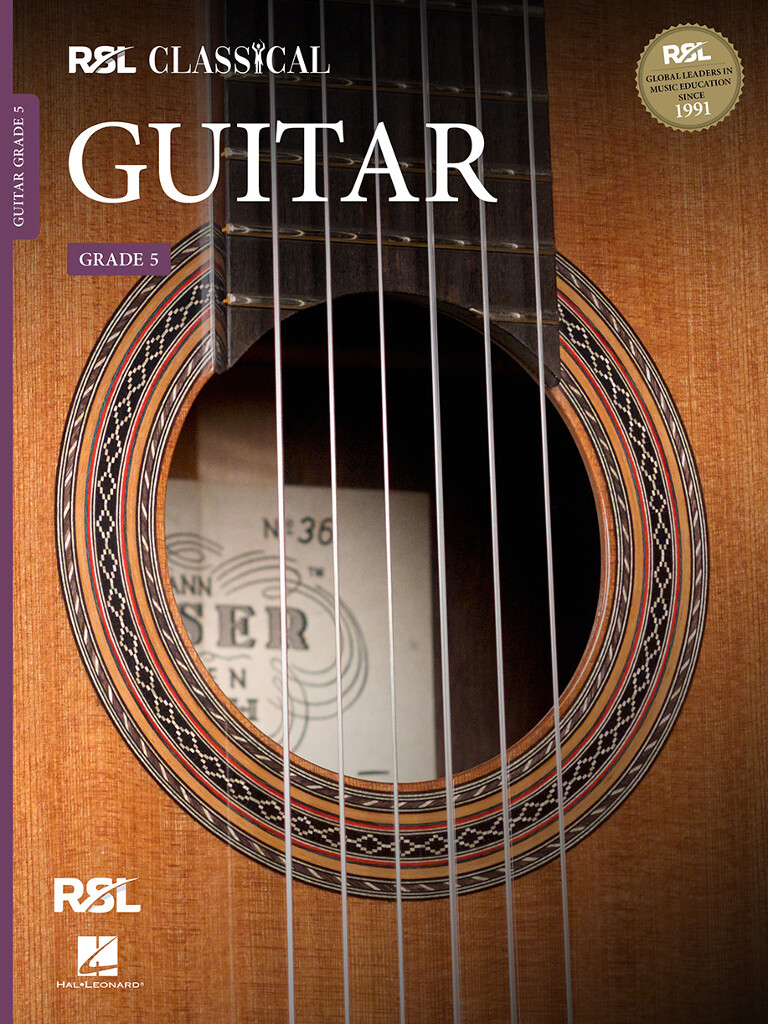 Rsl Classical Guitar 2022 Grade 5 Sheet Music
