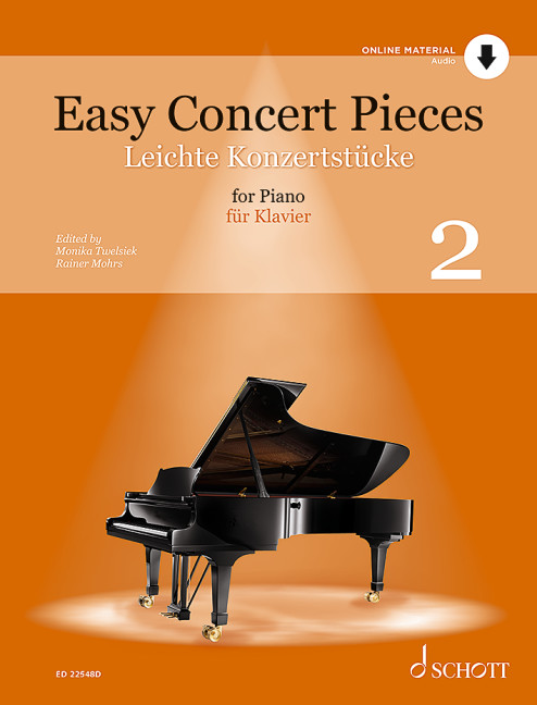 Easy Concert Pieces 2 Piano Book + Online Sheet Music