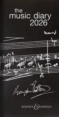Boosey & Hawkes The Music Diary 2026 Black Sheet Music