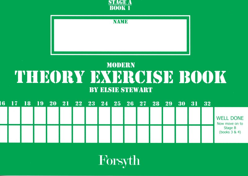 Stewart Modern Theory Exercise Book 1st Book Green Sheet Music