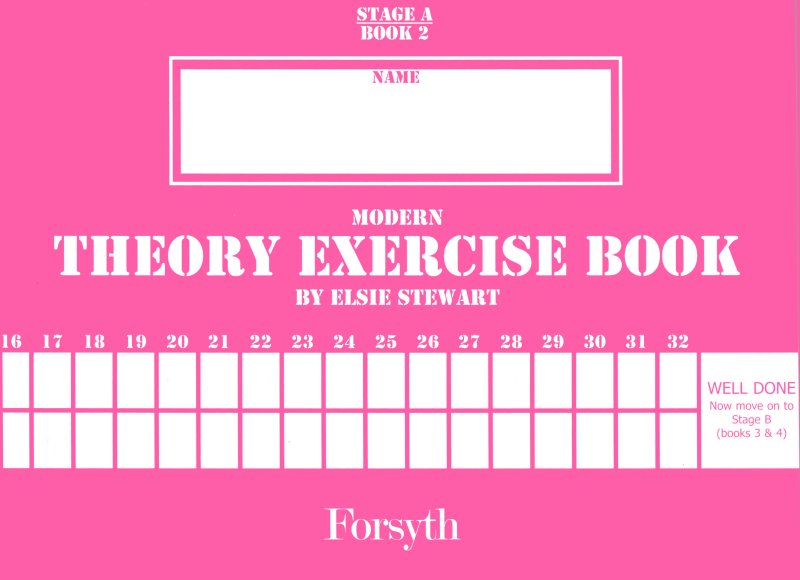 Stewart Modern Theory Exercise Book 2nd Book Pink Sheet Music