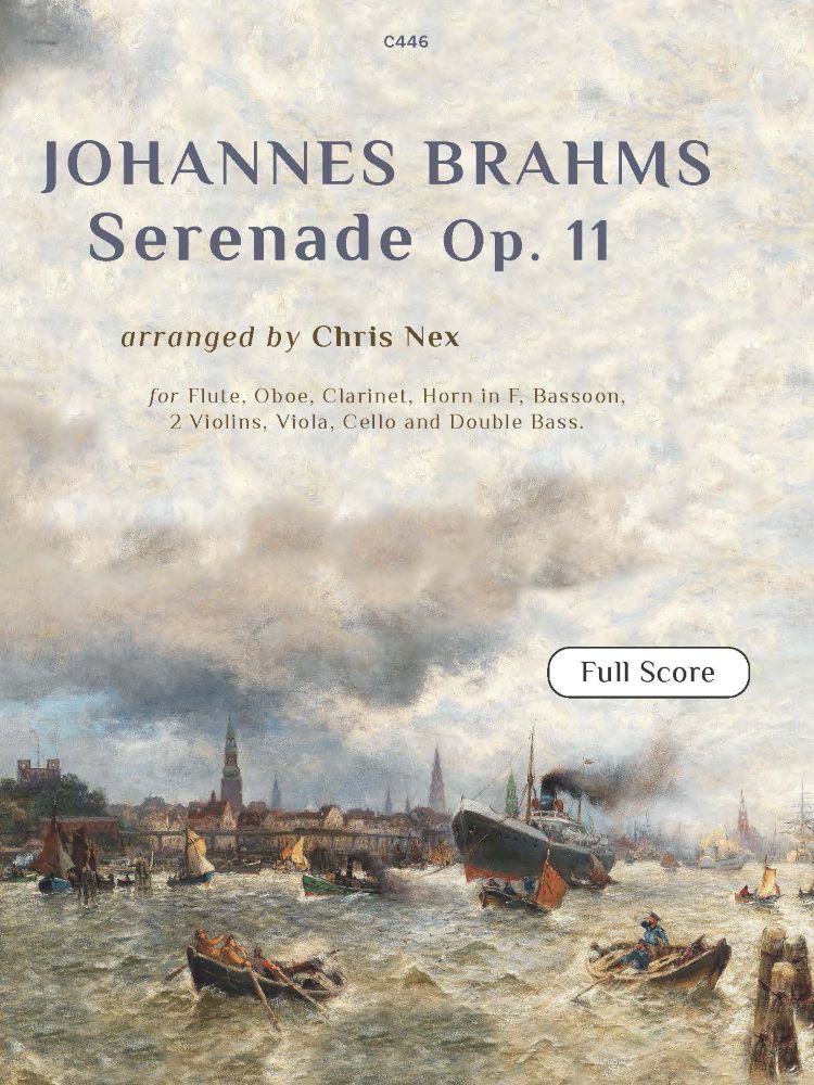 Brahms Serenade Op11 Nex Full Score Sheet Music