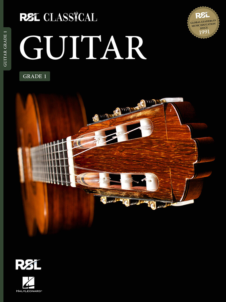 Rsl Classical Guitar 2022 Grade 1 Sheet Music