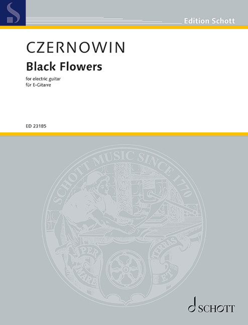 Czernowin Black Flowers Electric Guitar Sheet Music