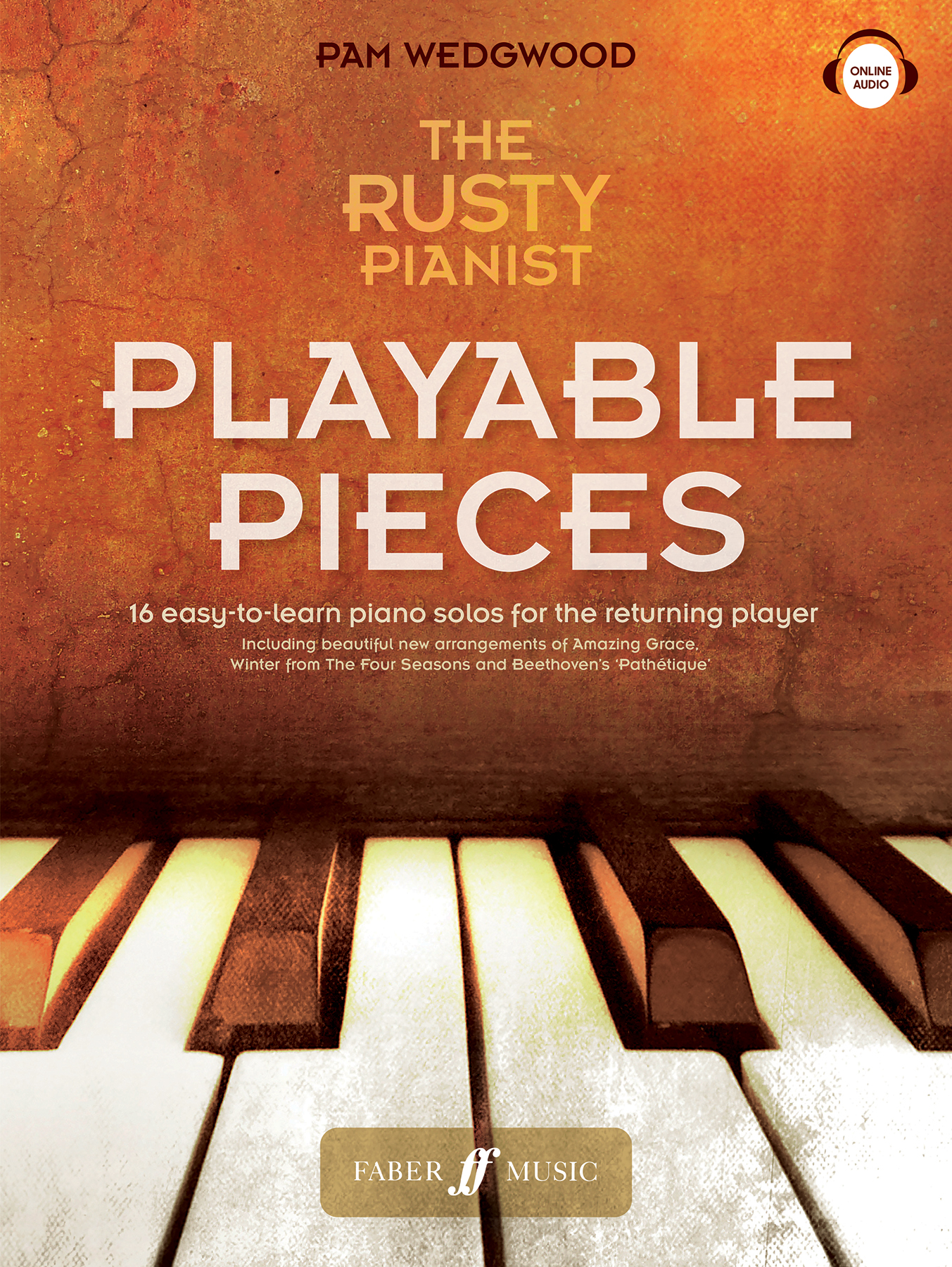 Rusty Pianist Playable Pieces Book + Online Audio Sheet Music