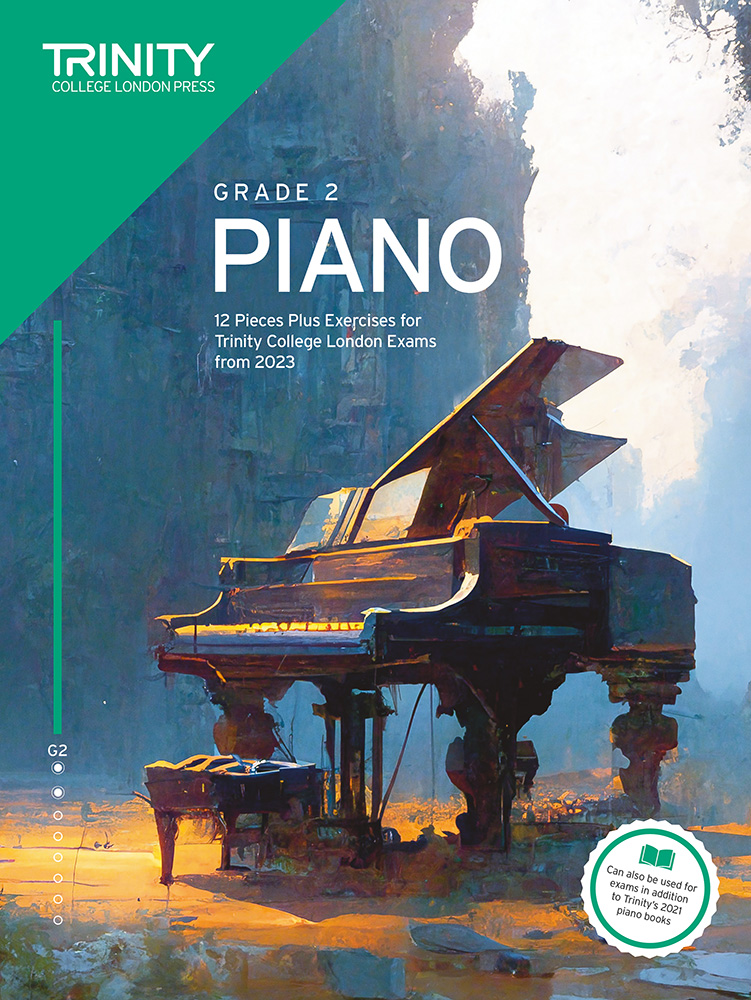 Trinity Piano Exam From 2023 Grade 2 Book Only Sheet Music
