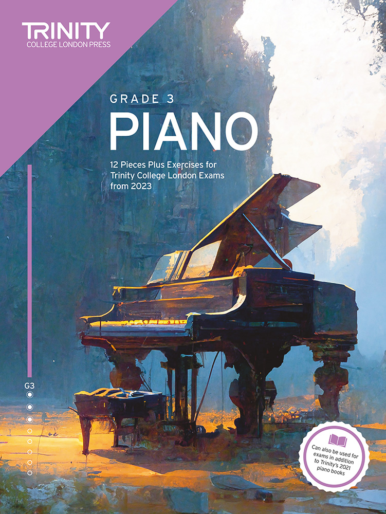 Trinity Piano Exam From 2023 Grade 3 Book Only Sheet Music
