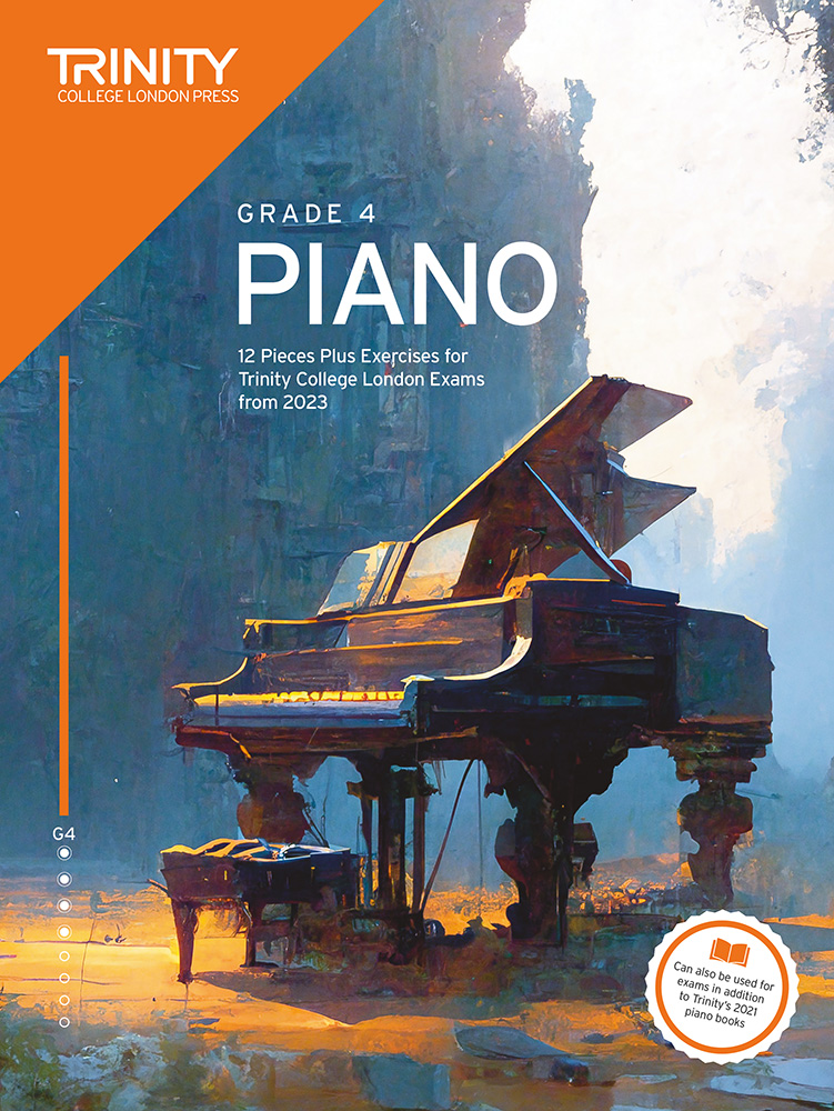 Trinity Piano Exam From 2023 Grade 4 Book Only Sheet Music