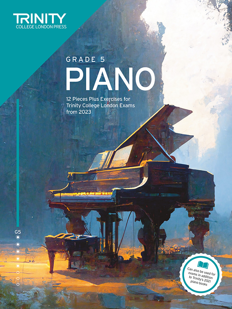 Trinity Piano Exam From 2023 Grade 5 Book Only Sheet Music