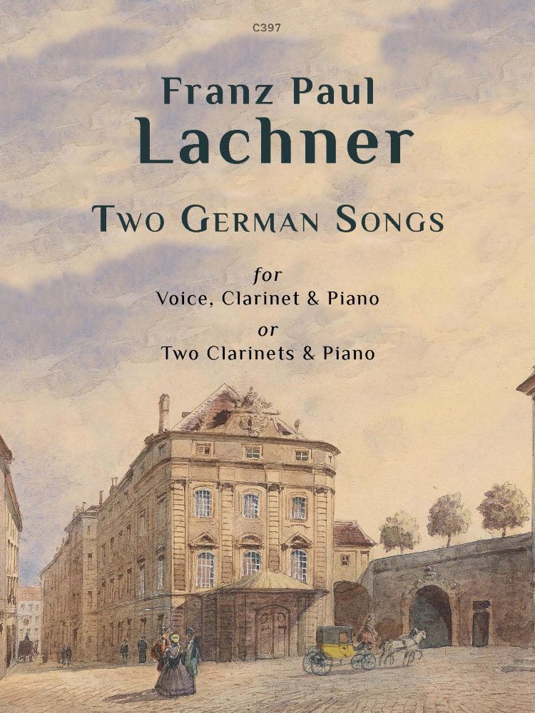 Lachner Two German Songs Voice, Clarinet & Piano Sheet Music